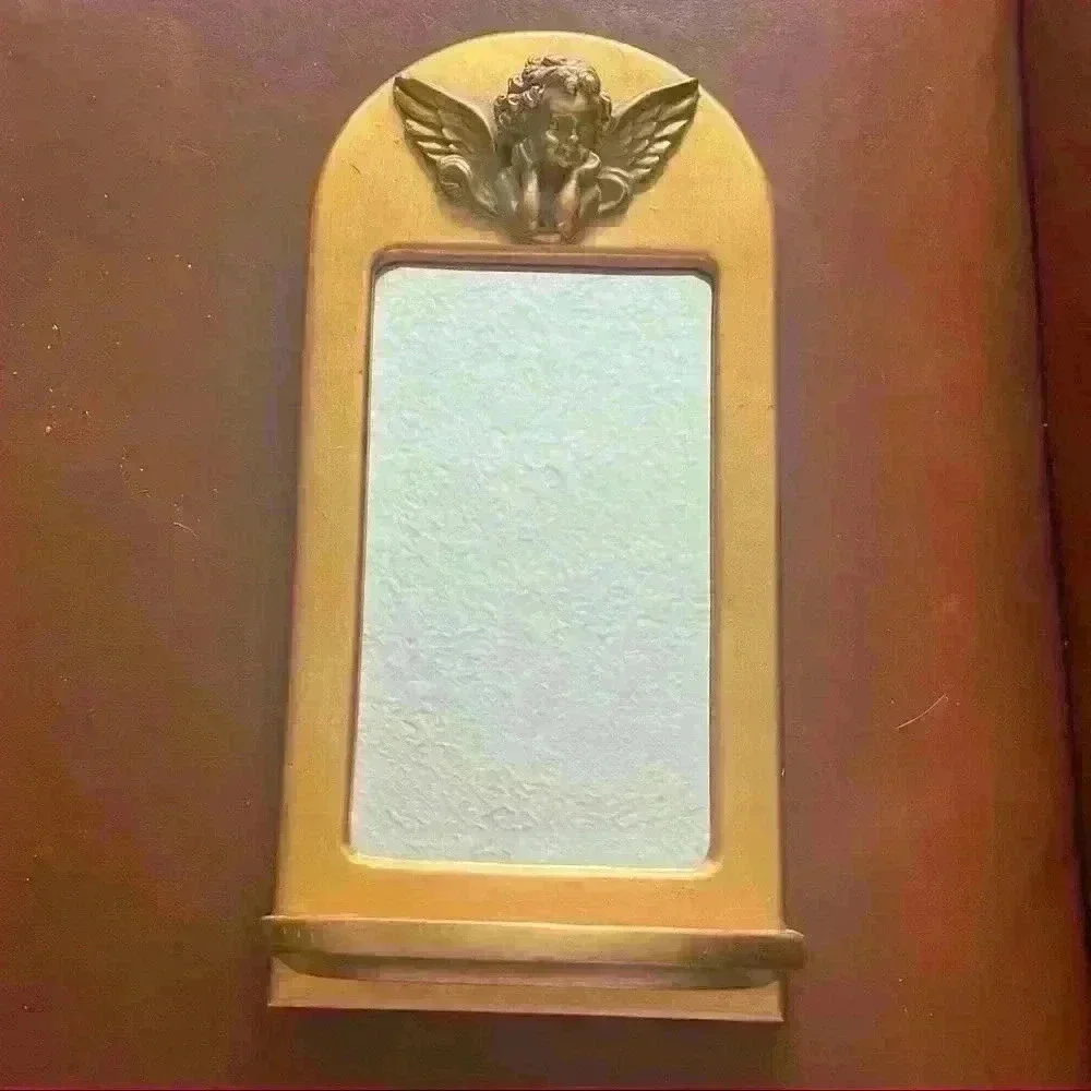 Antique gold mirror